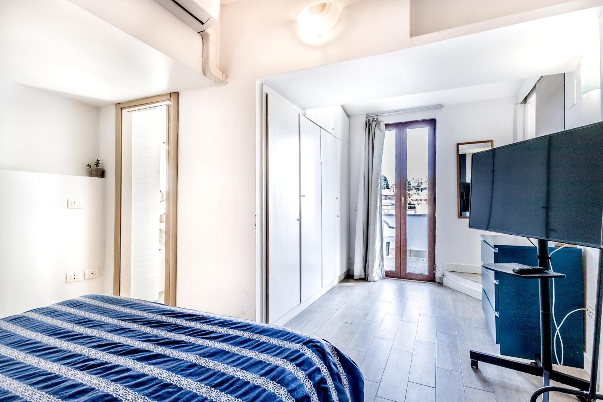 Attico Trilocale In Zona Farnesina Lägenhet Rom Exteriör bild
